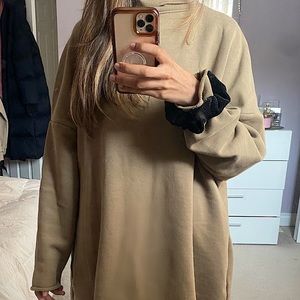 OAK + FORT oversized sweatshirt dress